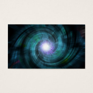 Cartes De Visite Pirouette cosmique bleue