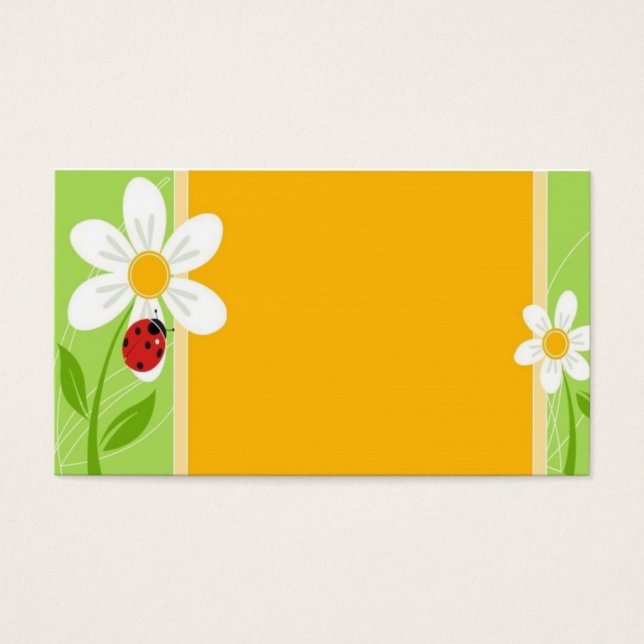 Cartes De Visite Pistes de bugs (Devant)