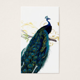 Cartes De Visite PixDezines paon