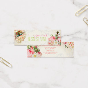 Cartes De Visite PixDezines redoute/primrose/pivoines vintages