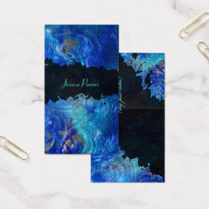 Cartes De Visite PixDezines texture abstraite/cobalt/indigo/métalli