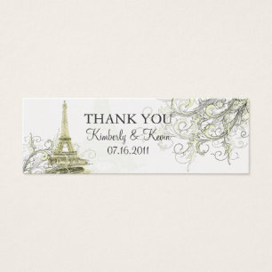 Cartes De Visite PixDezines Tour Eiffel Vintage+Fils