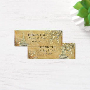 Cartes De Visite PixDezines Tour Eiffel Vintage+Fils