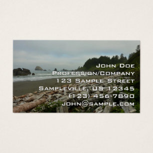 Cartes De Visite Plage cachée I du parc national de Redwood