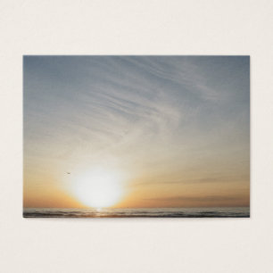 Cartes De Visite Plage paisible Sunrise Celebration Ajouter Votre T