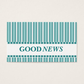 Cartes De Visite Plan d'évangile du bleu 2 d'évangélisation de