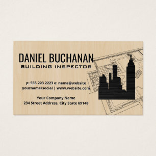 Cartes De Visite Plan directeur   Bois   Construction Skyline