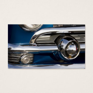 Cartes De Visite Plan rapproché classique de chrome de voiture