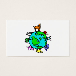 Cartes De Visite Planète animale