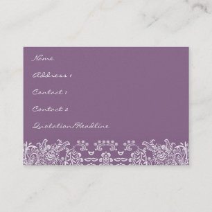 Cartes de visite Plum Love Birds