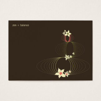 Cartes De Visite Plumeria rose Frangipani Ikebana Blooms élégants