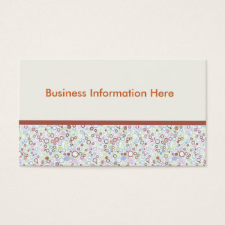 Cartes De Visite points jaunes