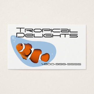 Cartes De Visite Poisson tropical