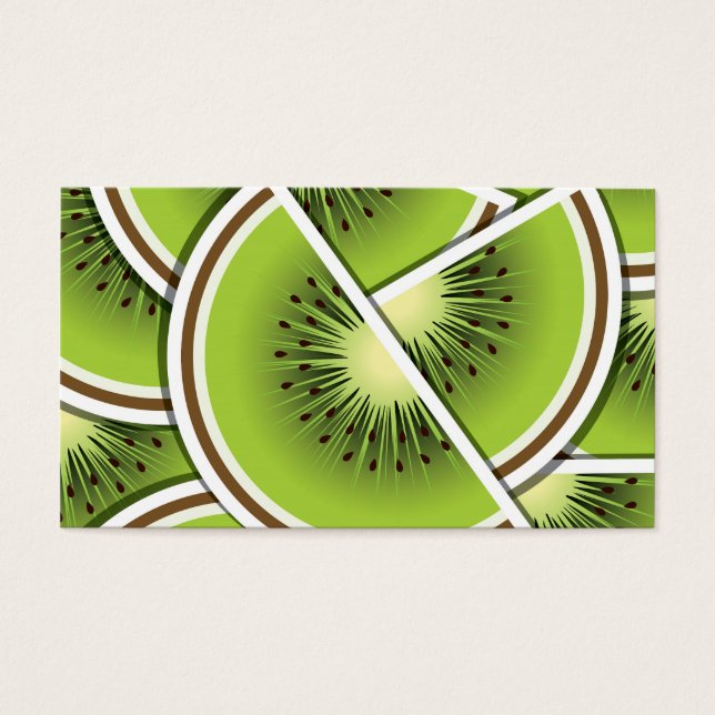 Cartes De Visite Poissons funky kiwi (Devant)