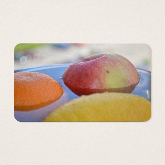 Cartes De Visite pomme, citron, orange (Devant)
