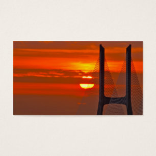 Cartes De Visite Pont Lisbonne Portugal de Vasco da Gama