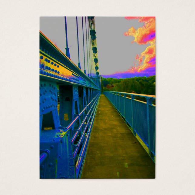 Cartes De Visite pont suspendu menai (Devant)