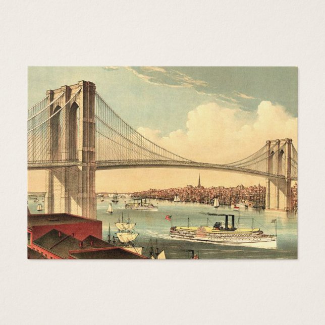 Cartes De Visite Pont TEE Brooklyn (Devant)