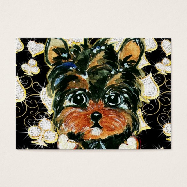 CARTES DE VISITE POO BRILLANT (Devant)