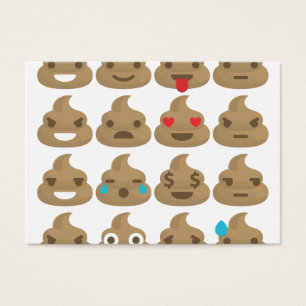 Cartes De Visite poop emojis