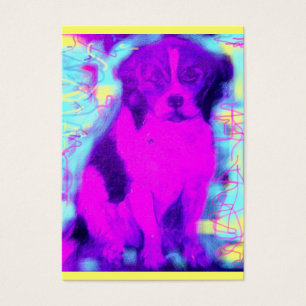 Cartes De Visite popart de chien de beagle