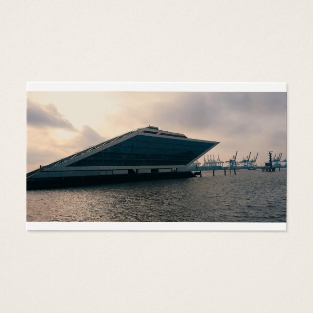 Cartes De Visite Port de pêche de Hambourg quai (Devant)
