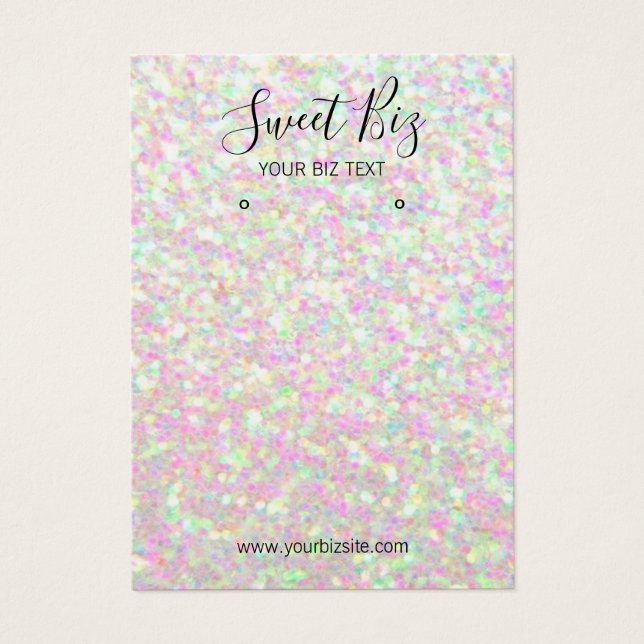 Cartes De Visite Porte-bijoux Parties scintillant Iridescente Busin (Devant)