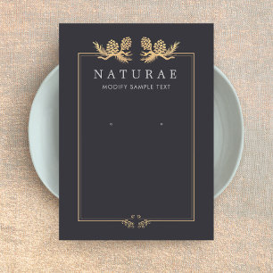 Cartes De Visite Porte-bijoux vintage cônes de pin