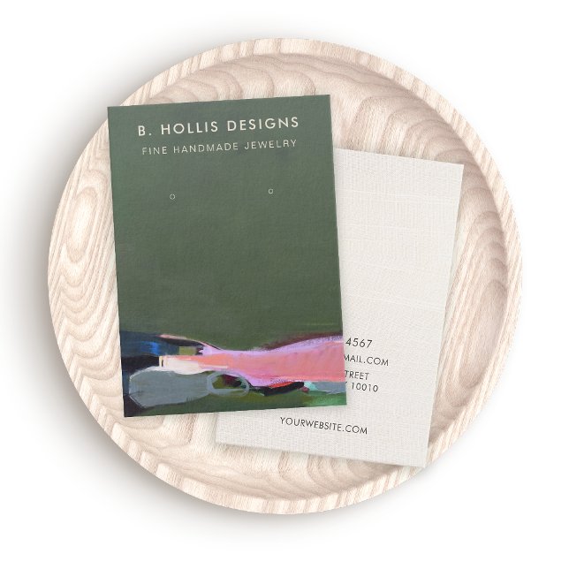 Cartes De Visite Porte-oreille Abstrait artistique (Créateur téléchargé)