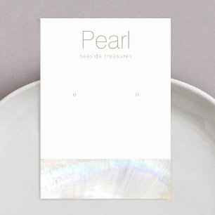 Cartes De Visite Porte-oreille Nautique Coquillage