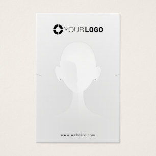 Cartes De Visite Portrait cool unique logo personnalisé écran d'ore