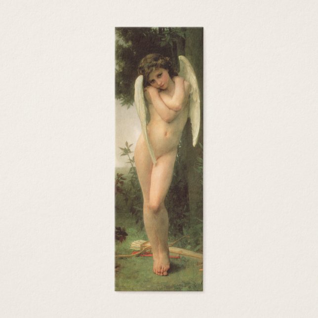 Cartes De Visite Portrait d'ange de Cupid (Cupidon) par Bouguereau (Devant)