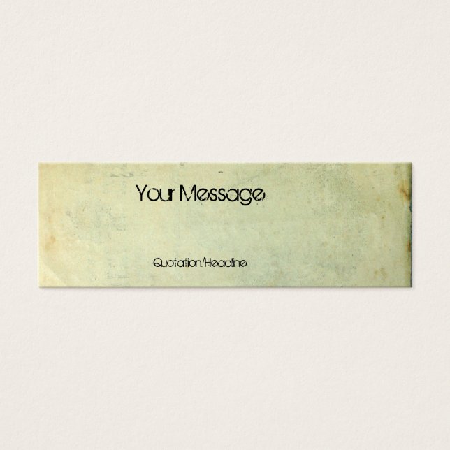 Cartes De Visite Portrait Grunge Hood (Devant)