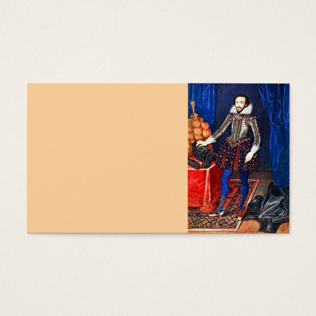 Cartes De Visite Portrait médiéval (Devant)