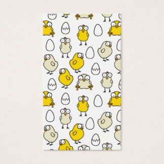 Cartes De Visite Poulets de Pâques surpris