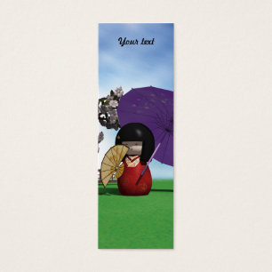 Cartes De Visite Poupée Kokeshi