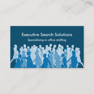 Cartes de visite pour agence de recherche de cadre
