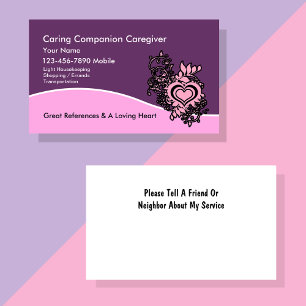 Cartes de visite pour aidants