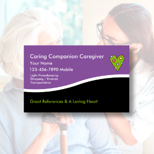 Cartes de visite pour aidants