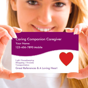 Cartes de visite pour aidants