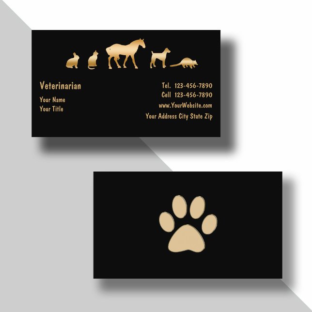Cartes de visite pour animaux de compagnie (Créateur téléchargé)