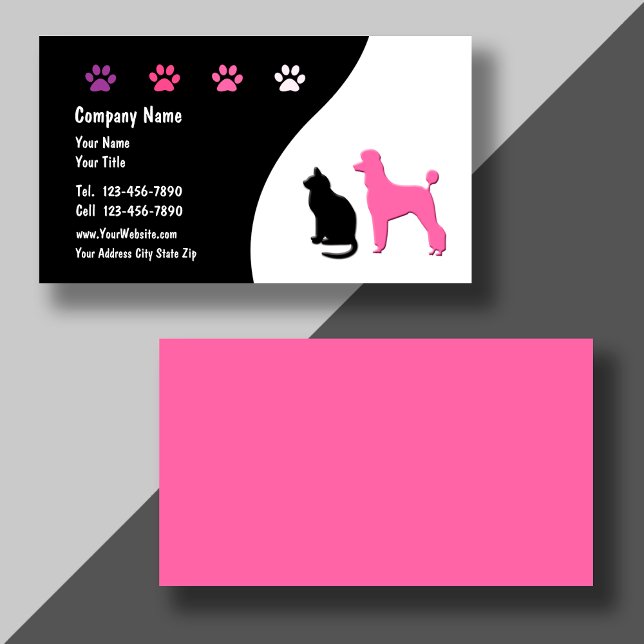 Cartes de visite pour animaux de compagnie (Créateur téléchargé)