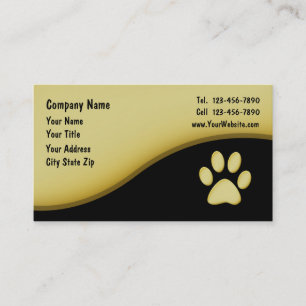 Cartes de visite pour animaux de compagnie