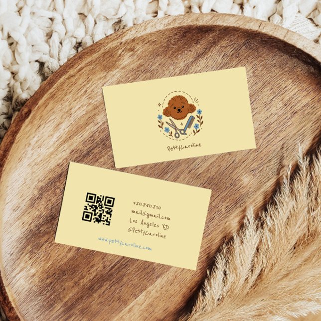 Cartes de visite pour animaux de doodle (Créateur téléchargé)