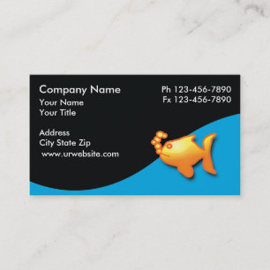 Cartes de visite pour aquarium marin