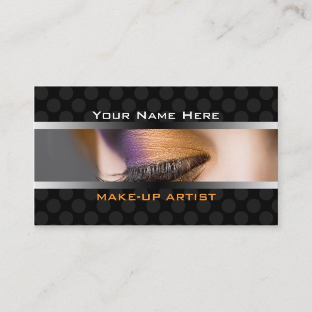 cartes de visite Pour Artistes De Maquillage (Devant)