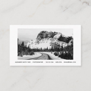 Cartes de visite pour artistes - Filtre noir et bl