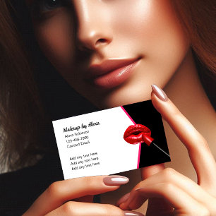 Cartes de visite pour artistes maquilleurs de beau