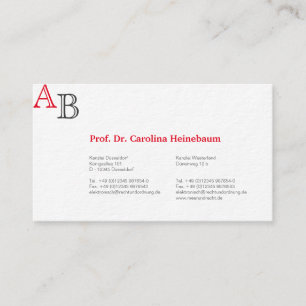 Cartes de visite pour avocat