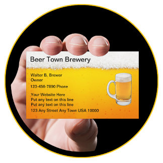 Cartes de visite pour bar à bière